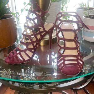 Burgundy Heels